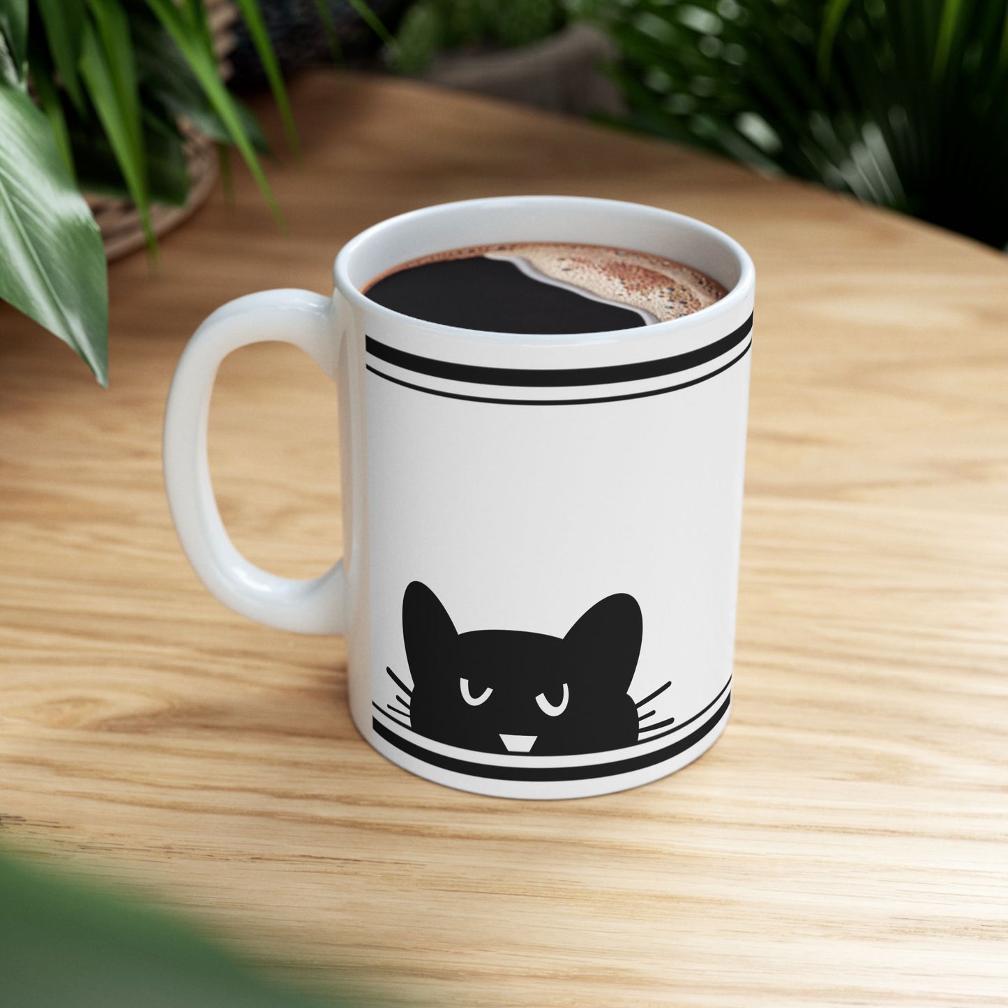 Quirky Cat Ceramic Mug