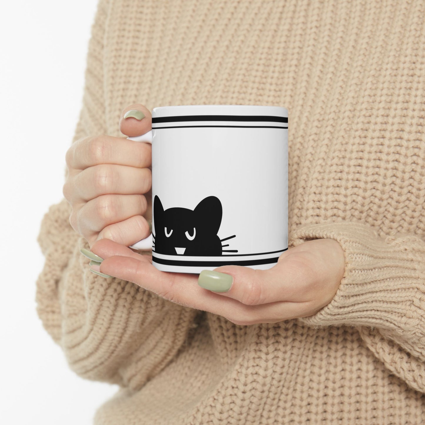 Quirky Cat Ceramic Mug