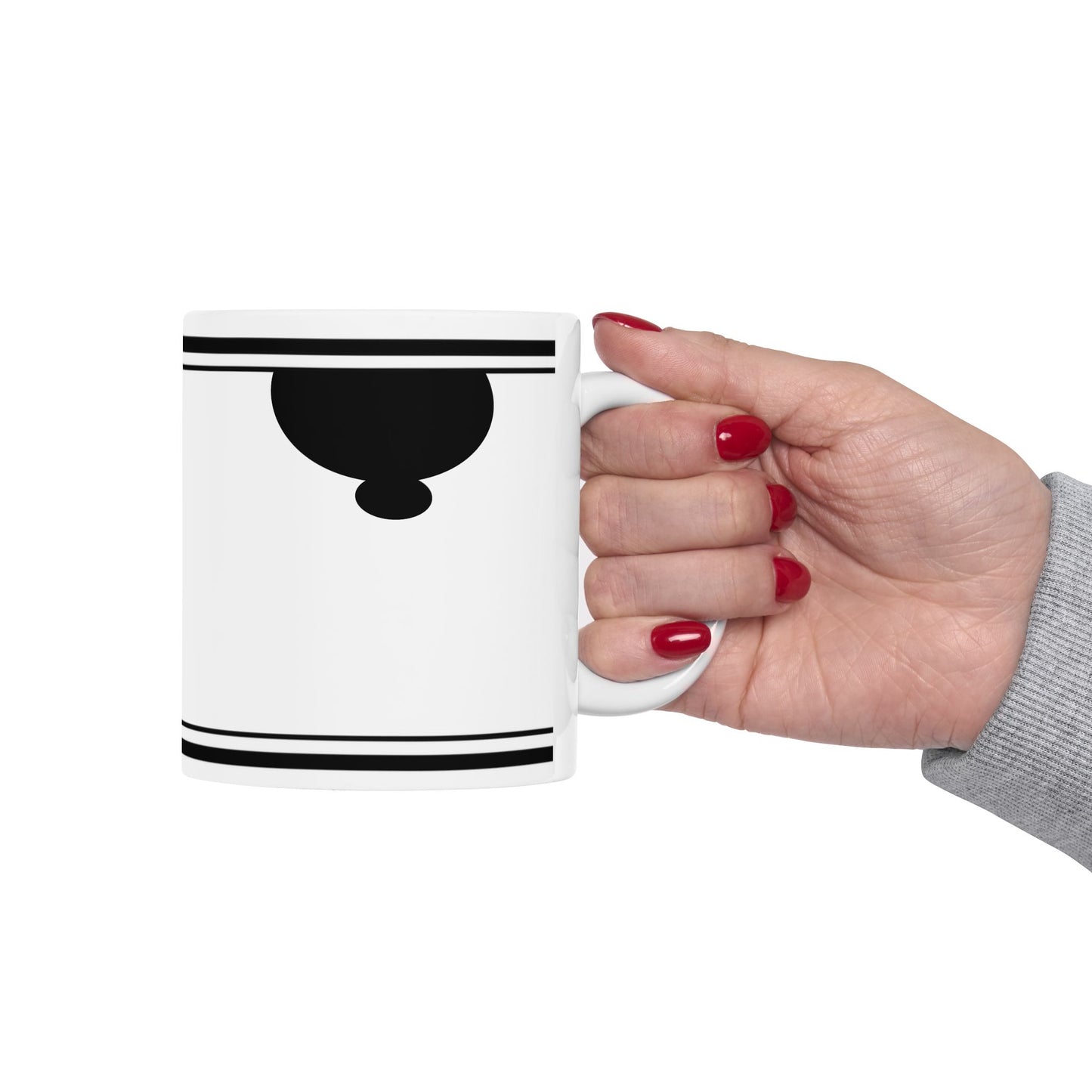 Dog Lover’s Black and White Ceramic Mug