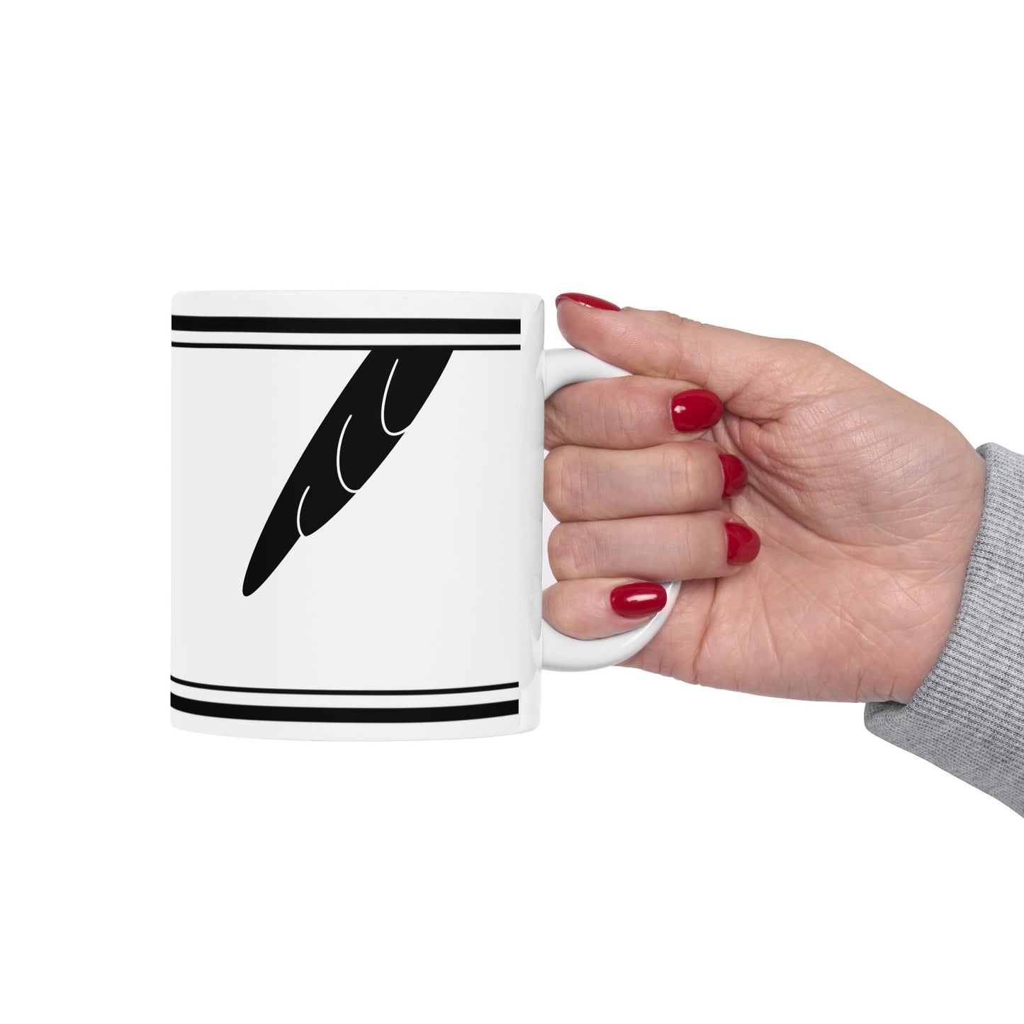 Whimsical Bird Ceramic Mug