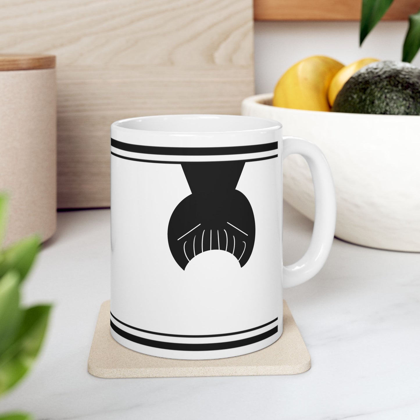 Whimsical Fish Ceramic Mug