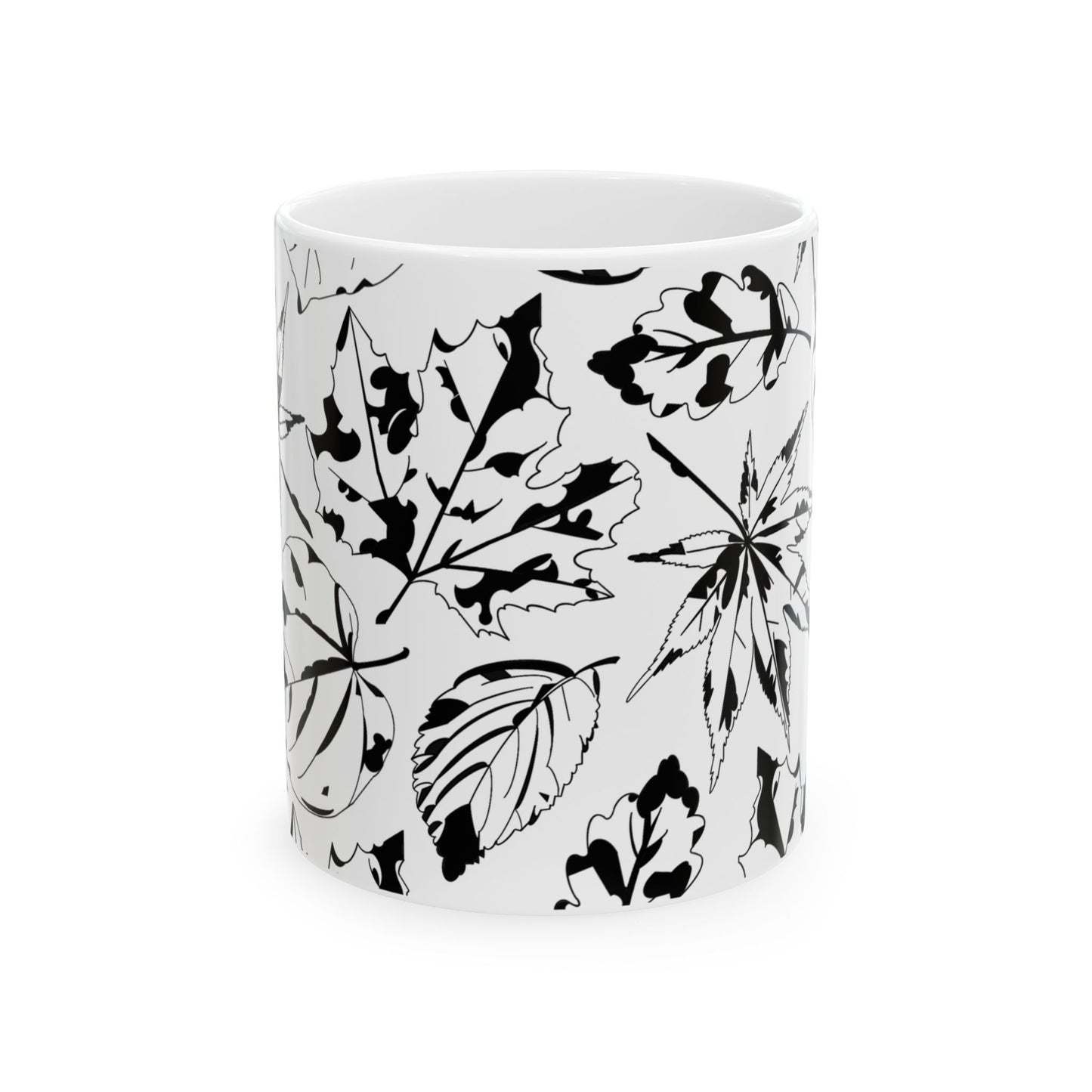 Autumn Leaf Wraparound Ceramic Mug