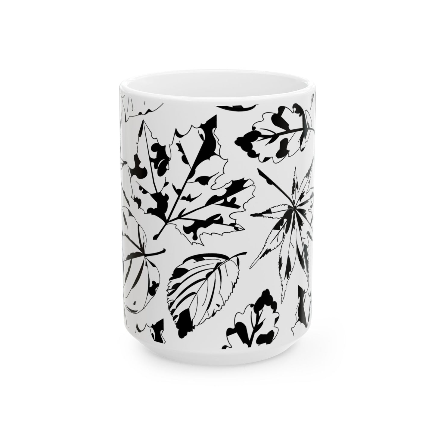 Autumn Leaf Wraparound Ceramic Mug
