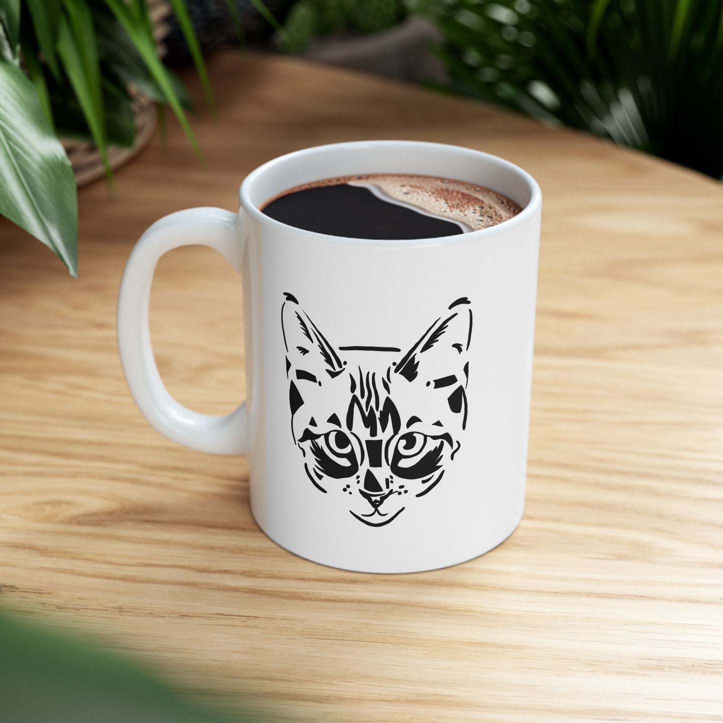 Cat Mom Ceramic Mug