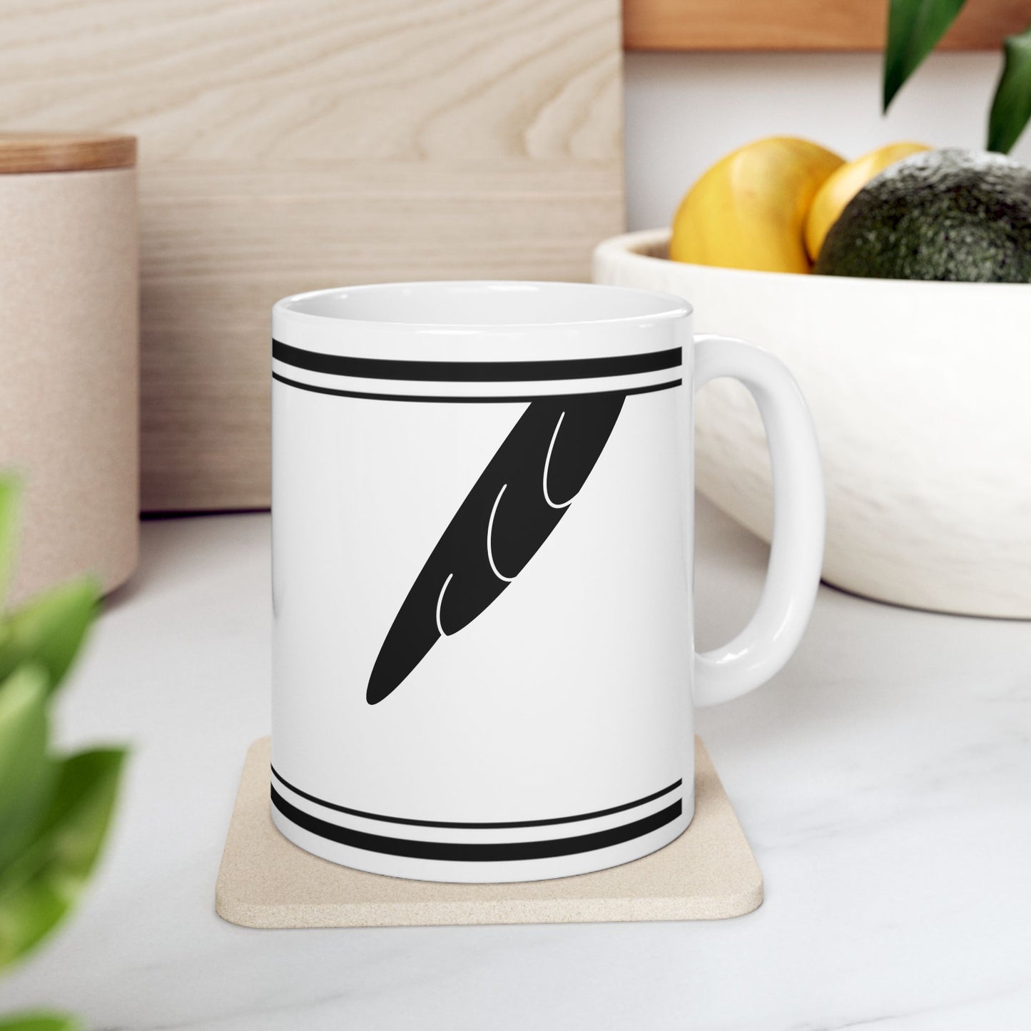 Whimsical Bird Ceramic Mug