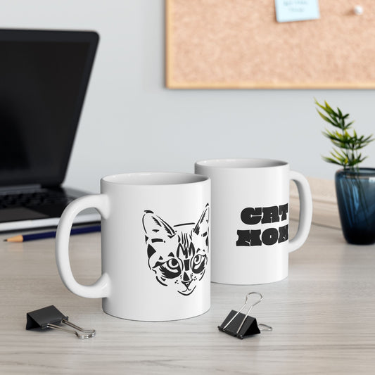 Cat Mom Ceramic Mug