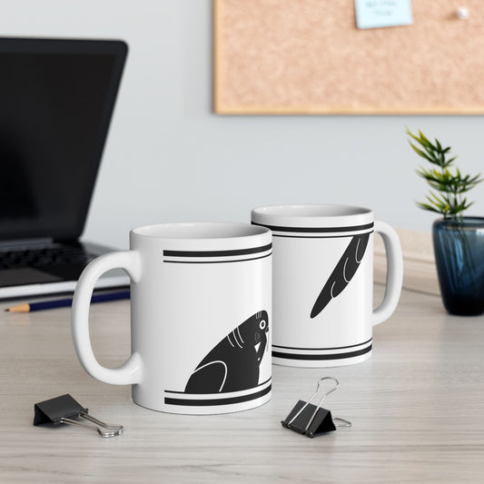 Whimsical Bird Ceramic Mug