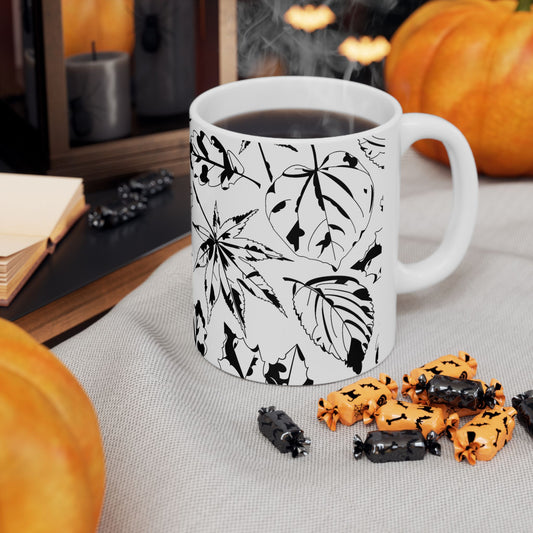 Autumn Leaf Wraparound Ceramic Mug