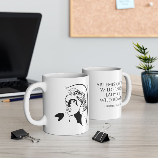 Artemis Goddess Ceramic Mug